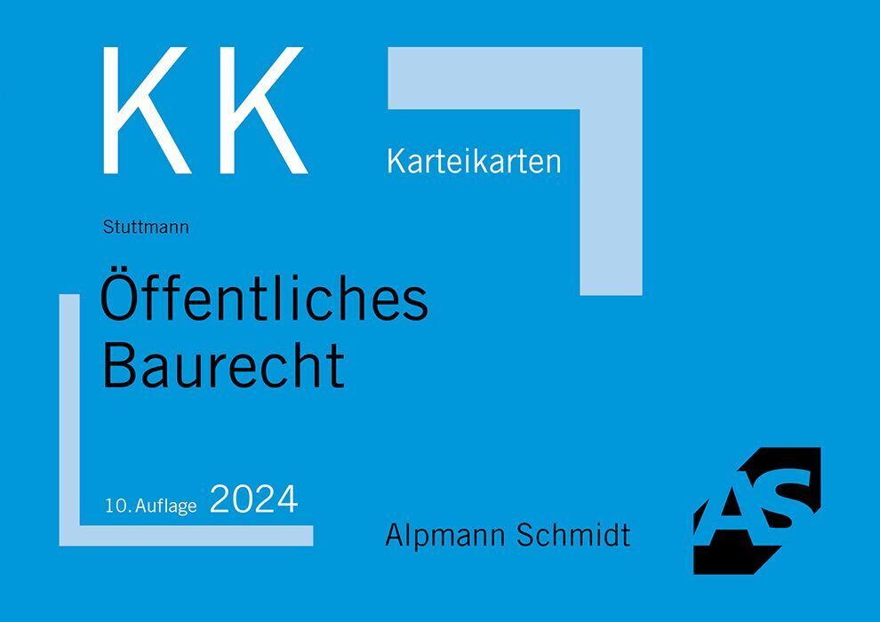 Karteikarten Öffentliches Baurecht (Martin Stuttmann)