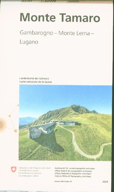 25107 Monte Tamaro (Bundesamt Für Landestopografie Swisstopo)