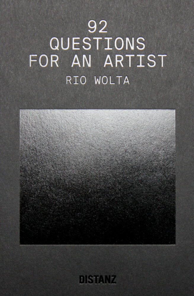 92 Questions for an Artist (Rio Wolta)