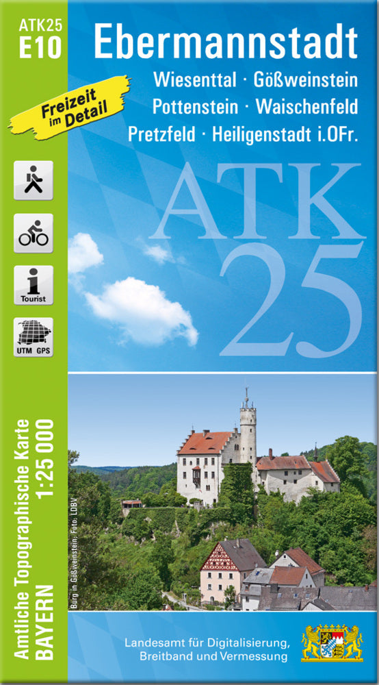 ATK25-E10 Ebermannstadt (Amtliche Topographische Karte 1:25000) (Breitband Und Vermessung, Bayern Landesamt Für Digitalisierung)