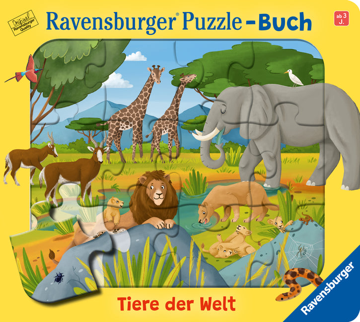 Ravensburger® Puzzle-Buch: Tiere der Welt (Steffi Korda)