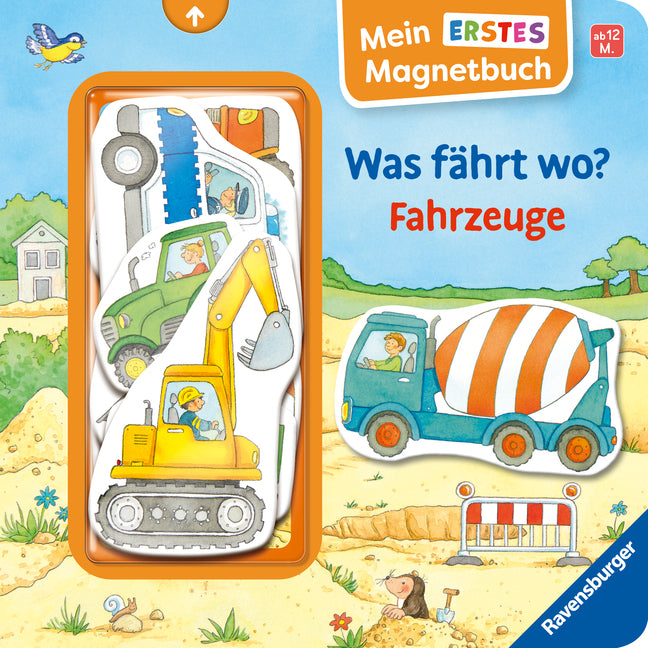 Mein erstes Magnetbuch - Was fährt wo? Fahrzeuge (Sandra Grimm)
