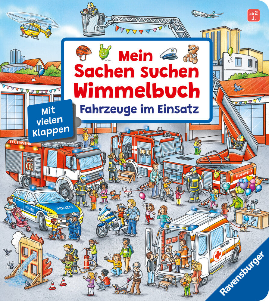 Mein Sachen suchen Wimmelbuch: Fahrzeuge im Einsatz (Susanne Gernhäuser)