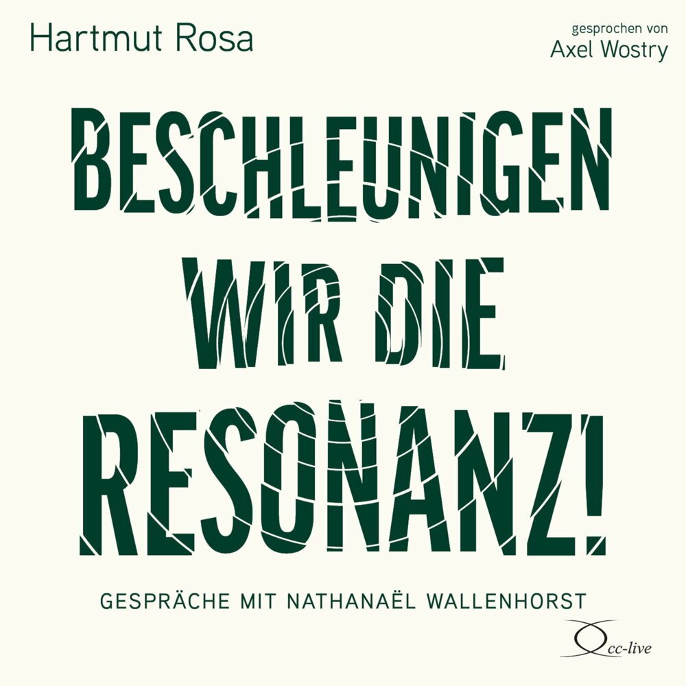 Beschleunigen wir die Resonanz!, 1 Audio-CD (Hartmut Rosa)