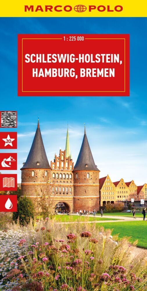 MARCO POLO Reisekarte Deutschland 01 Schleswig-Holstein 1:225.000 (Marco Polo Verlag)