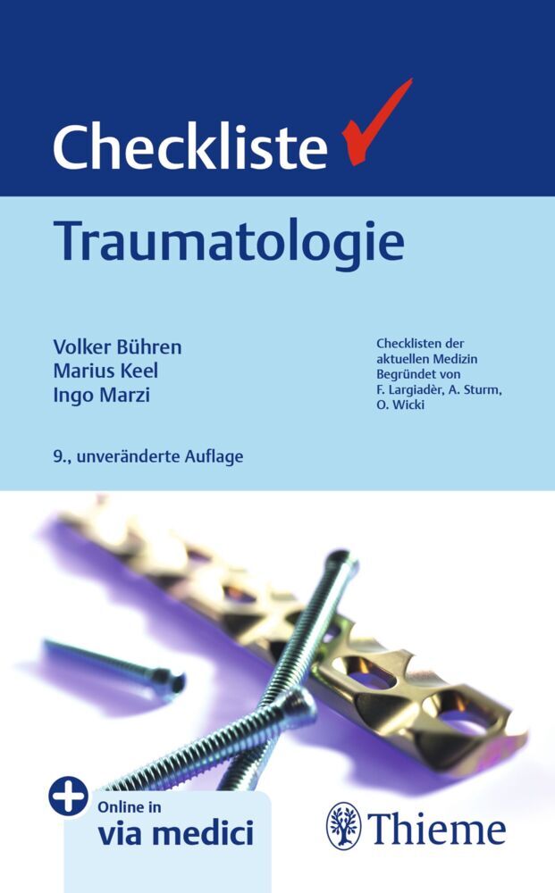Checkliste Traumatologie (Volker Bühren)