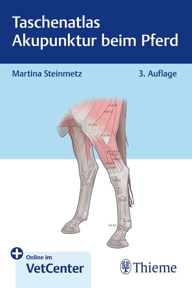 Taschenatlas Akupunktur beim Pferd (Martina Steinmetz)