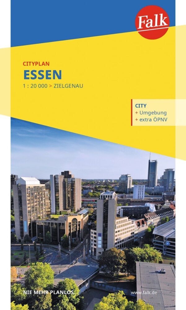 Falk Cityplan Essen 1:21.000