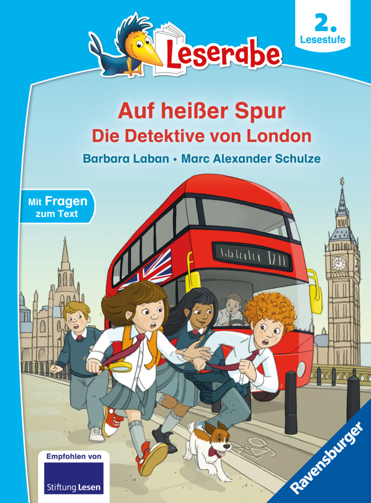Leserabe 2. Lesestufe - Auf heißer Spur - Die Detektive von London (Barbara Laban)