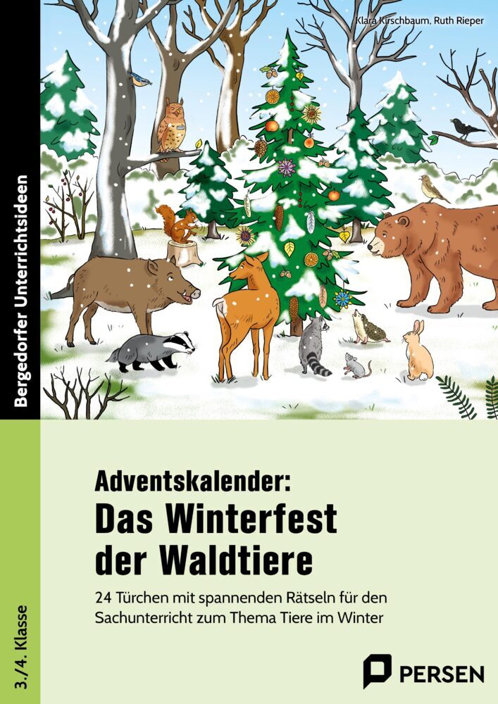 Adventskalender: Das Winterfest der Waldtiere (Klara Kirschbaum)