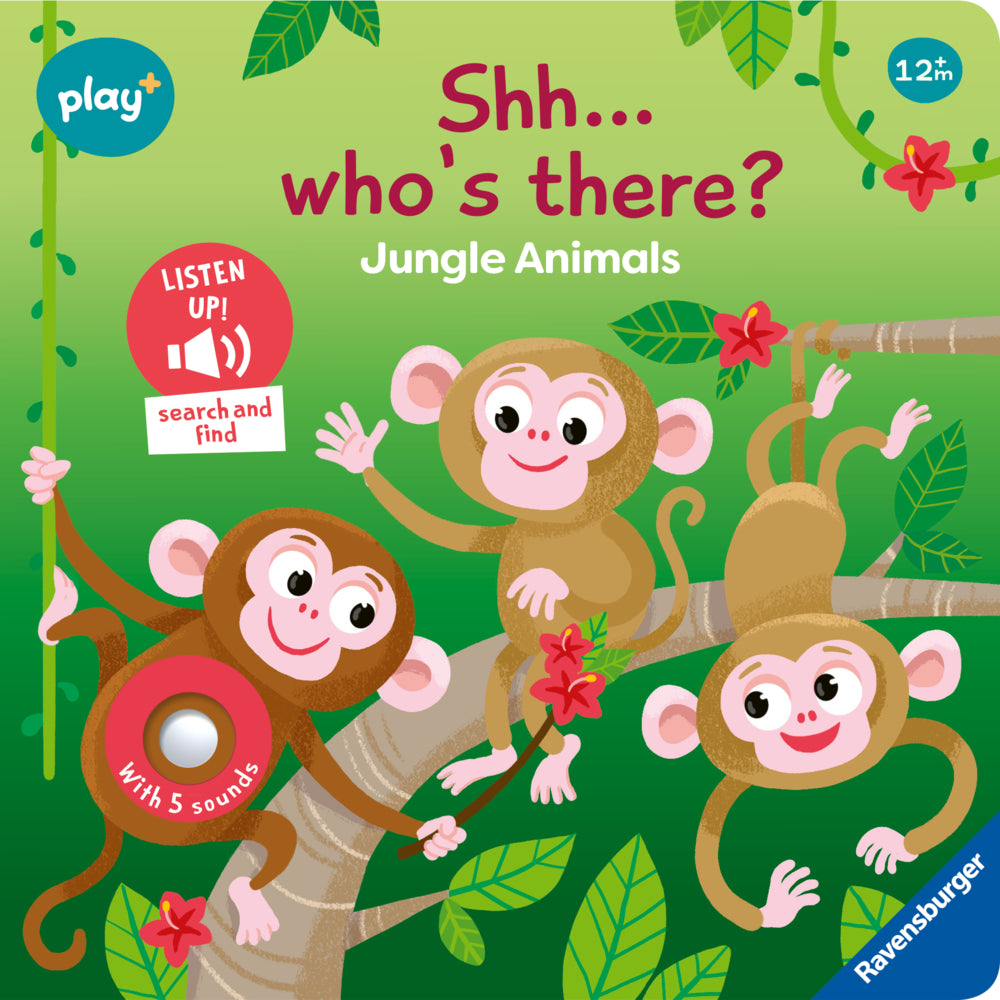 Play+ Shh ... who's there? Jungle Animals (Dynamo Limited)