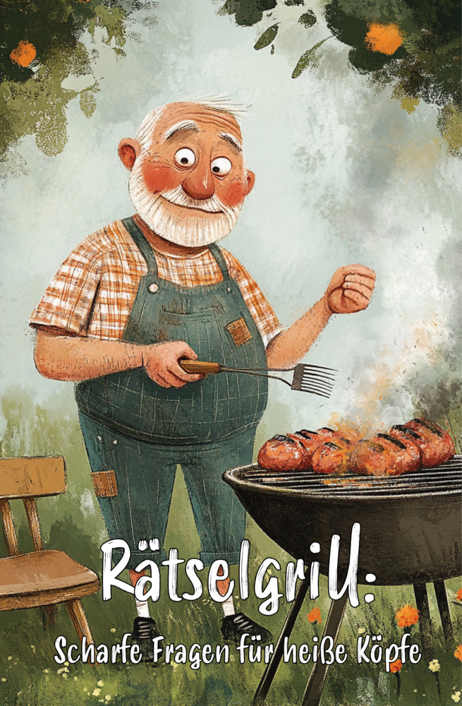 Rätselgrill: Scharfe Fragen für heiße Köpfe - Ultimatives Rätselbuch für echte Grillmeister! (Nanja Holland)