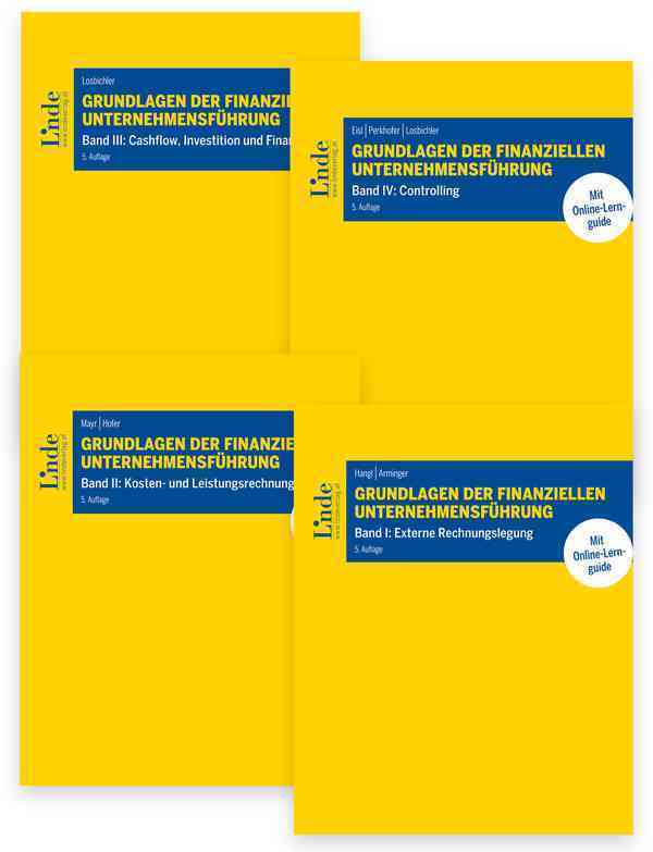 Grundlagen der finanziellen Unternehmensführung, Band I-IV (Christa Hangl)