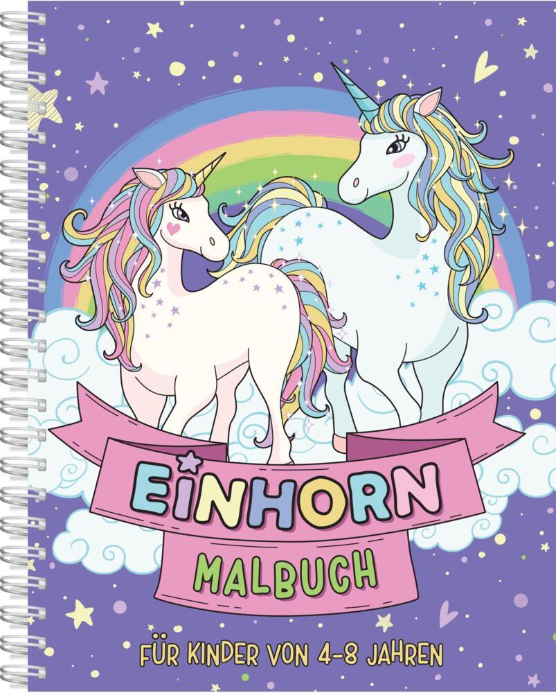 Einhorn-Malbuch für Kinder ab 4 Jahren (Topulo-Verlag)