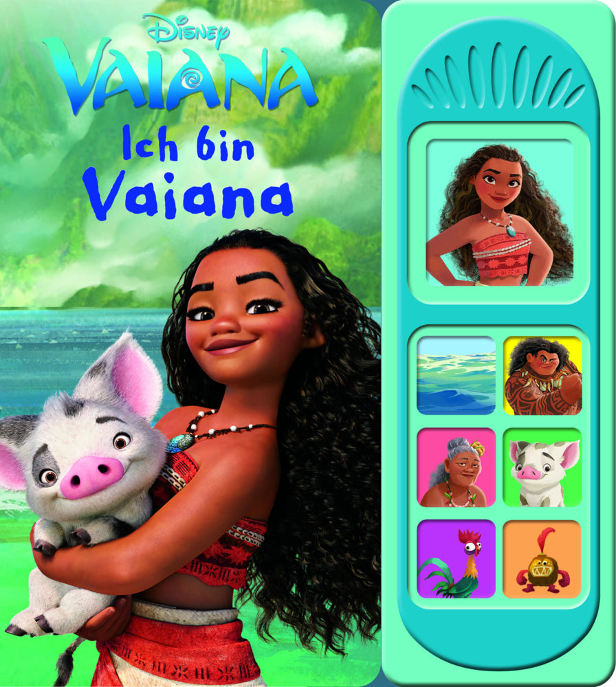Disney Vaiana - Ich bin Vaiana - Soundbuch - Pappbilderbuch mit 7 Geräuschen (Phoenix International Publications Germany Gmbh)