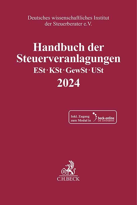 Handbuch der Steuerveranlagungen (Deutsches Wissenschaftliches Institut Der Steuerberater E.V.)