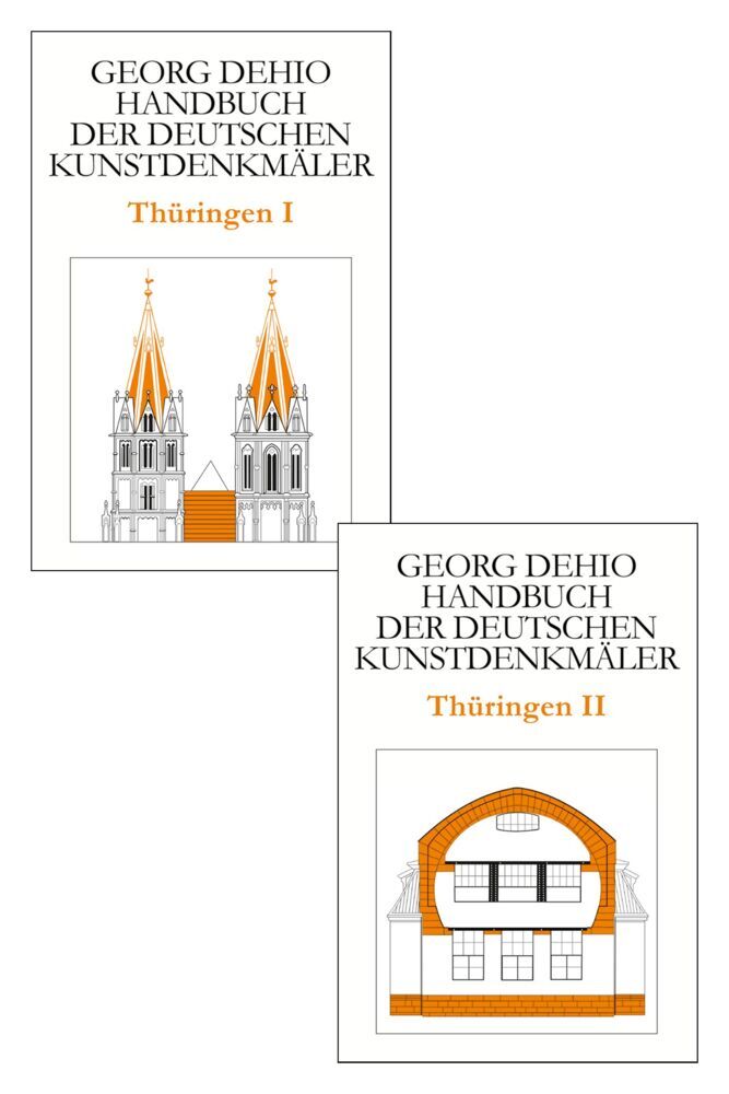 Set Dehio - Handbuch der deutschen Kunstdenkmäler / Thüringen Bd. I+II (Georg Dehio)