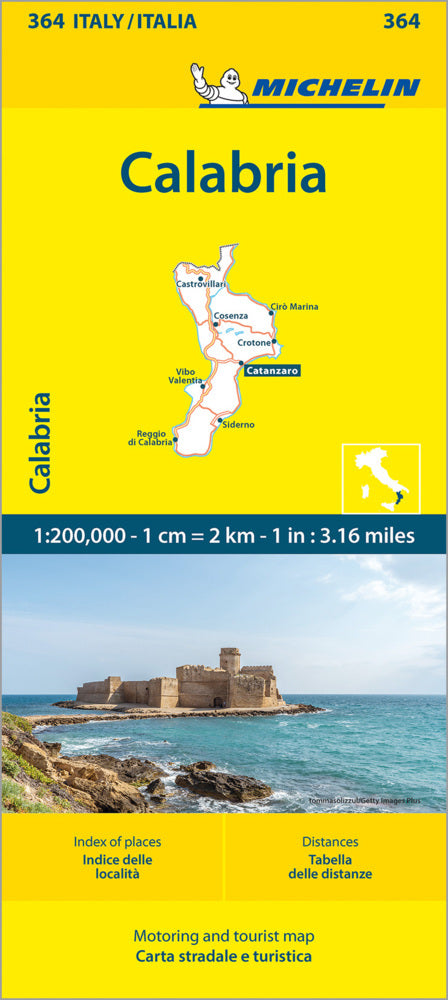 Calabria - Michelin Local Map 364 (Michelin)