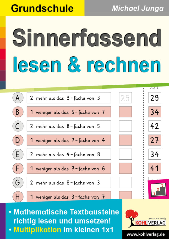 Sinnerfassend lesen und rechnen / Multiplikation (Michael Junga)