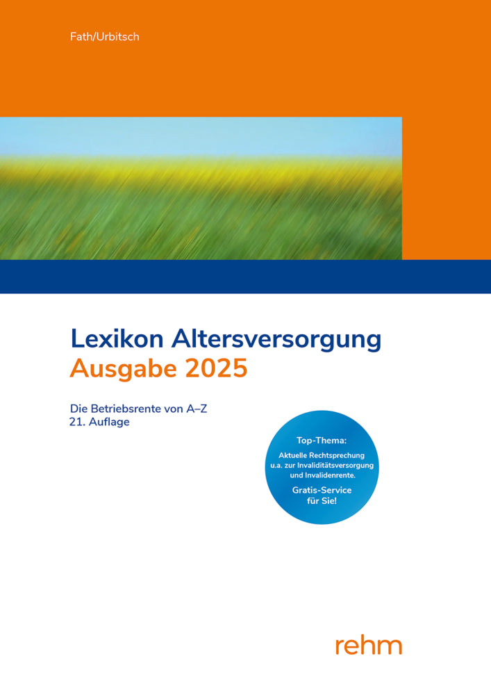 Lexikon Altersversorgung 2025 (Ralf Fath)