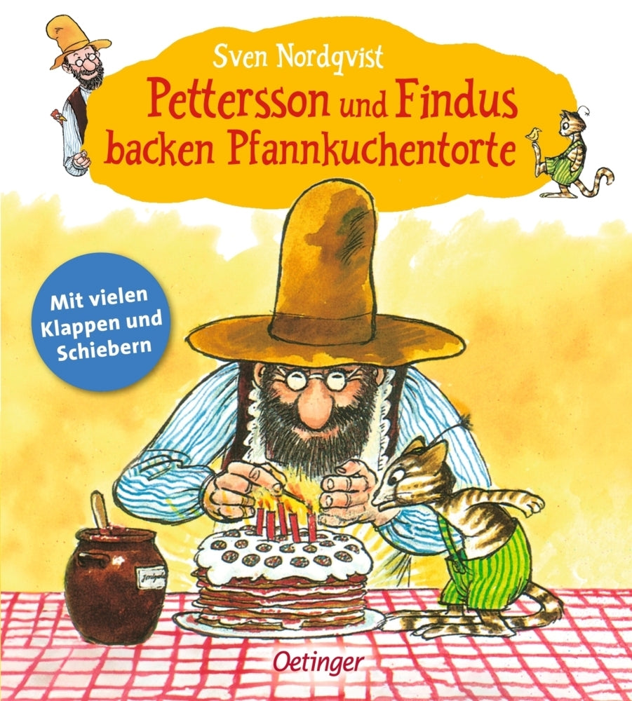 Pettersson und Findus backen Pfannkuchentorte (Sven Nordqvist)
