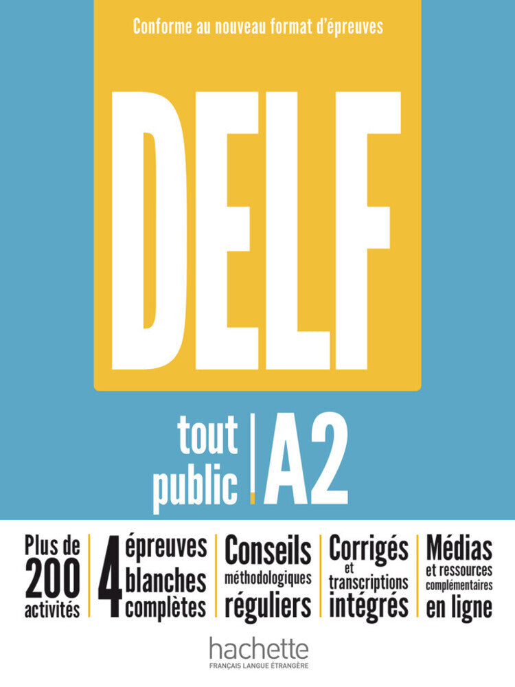DELF tout public A2 - Conforme au nouveau format d'épreuves (Nelly Mous)