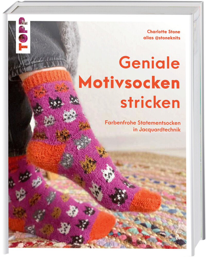 Geniale Motivsocken stricken (Charlotte Stone)