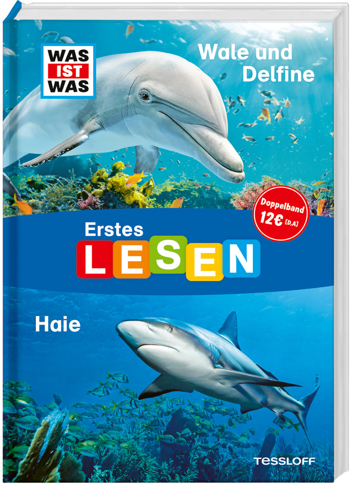 WAS IST WAS Erstes Lesen Doppelband 4. Wale und Delfine/Haie (Christina Braun)