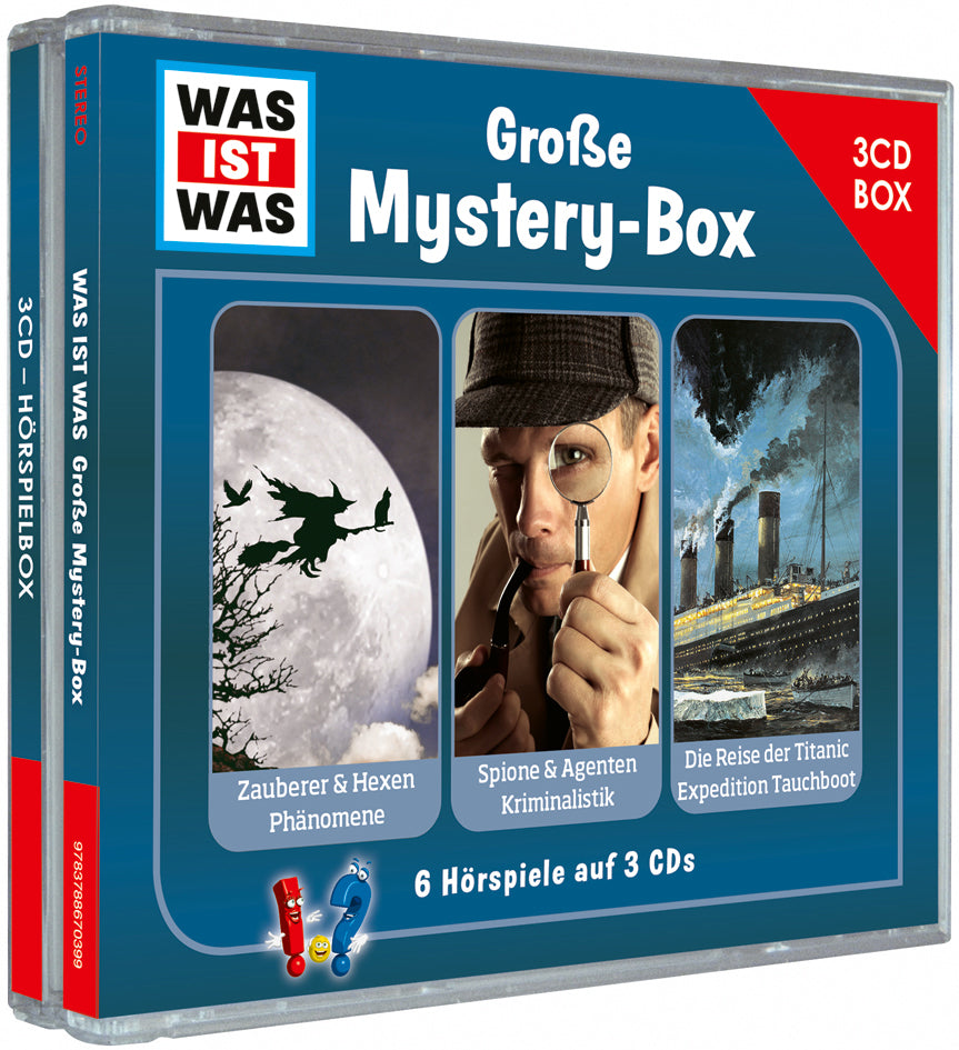 WAS IST WAS 3-CD Hörspielbox. Große Mystery-Box (Tessloff Verlag Ragnar Tessloff Gmbh & Co.Kg)