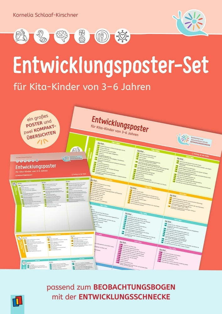 Entwicklungsposter-Set für Kita-Kinder von 3-6 Jahren (Kornelia Schlaaf-Kirschner)