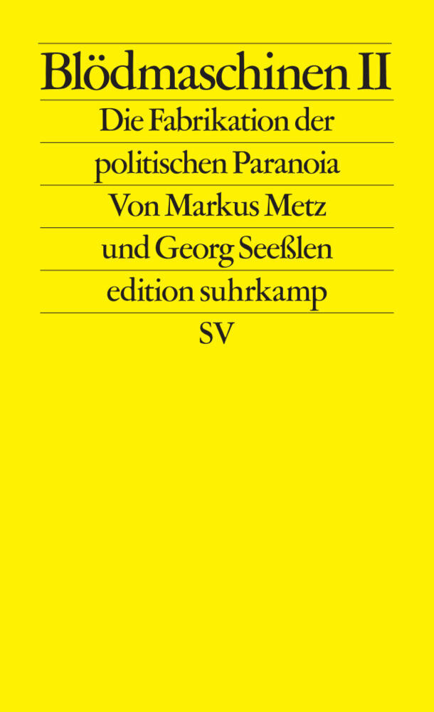 Blödmaschinen II (Markus Metz)