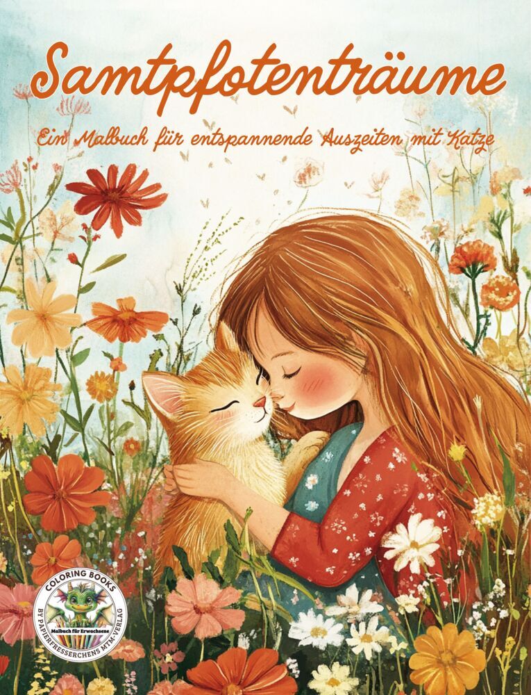 Samtpfotenträume - Ein Malbuch für entspannende Auszeiten mit Katze (Nanja Holland)