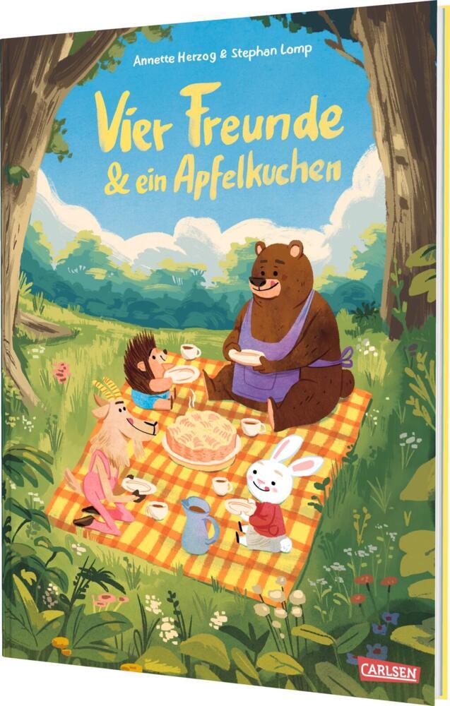 Vier Freunde und ein Apfelkuchen (Annette Herzog)