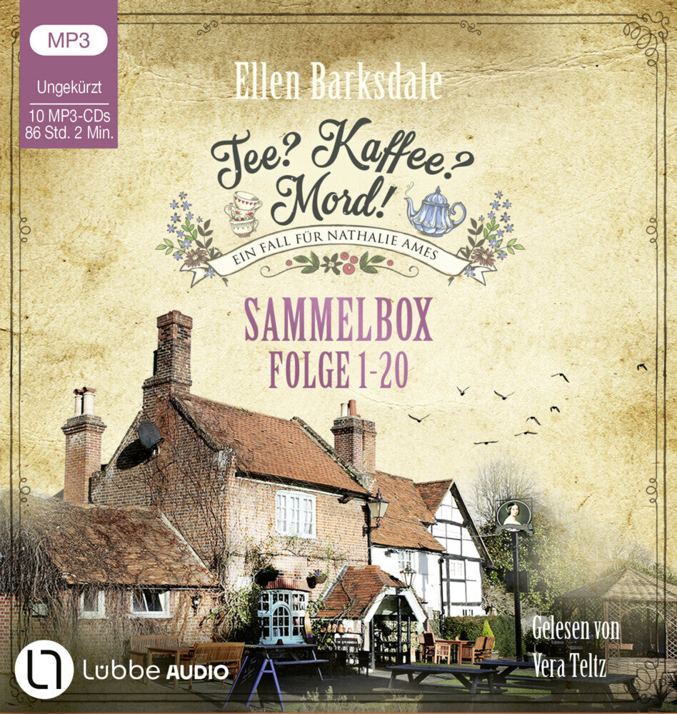 Tee? Kaffee? Mord! - Sammelbox, 10 Audio-CD, 10 MP3 (Ellen Barksdale)