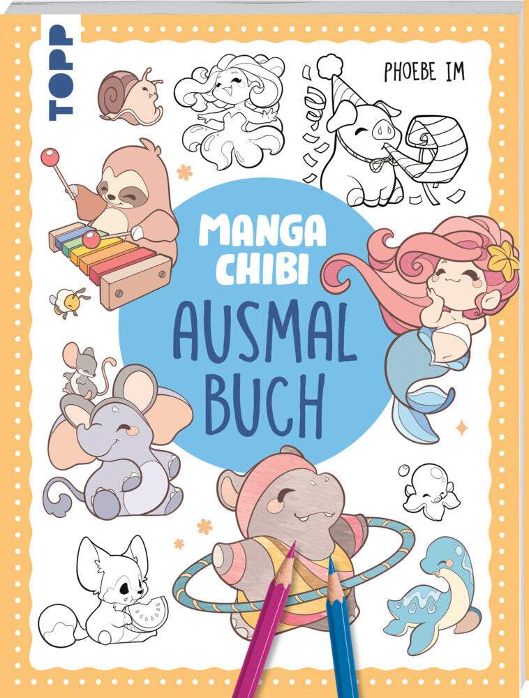Manga Chibi Ausmalbuch (Phoebe Im)