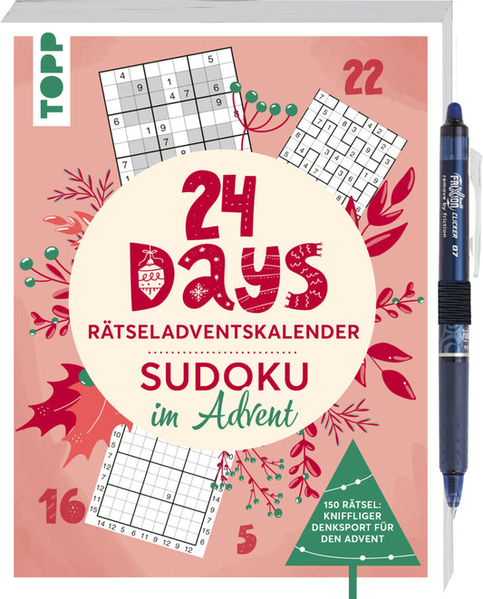 24 DAYS RÄTSELADVENTSKALENDER - Sudoku im Advent (Frechverlag)