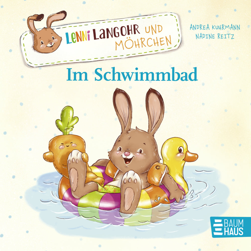 Lenni Langohr und Möhrchen im Schwimmbad (Andrea Kuhrmann)