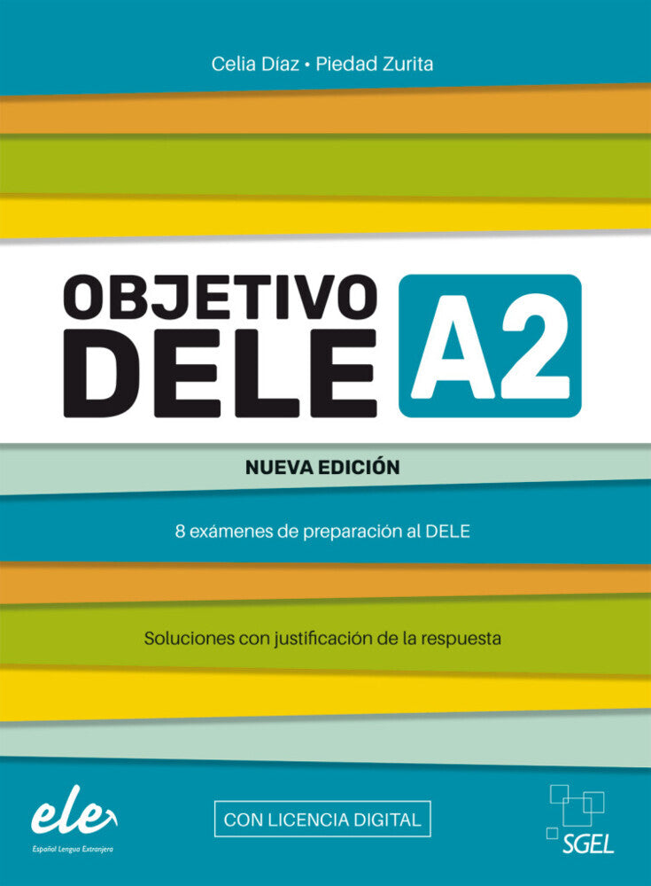 Objetivo DELE A2 - Nueva edición 2024, m. 1 Buch, m. 1 Beilage (Celia Díaz)