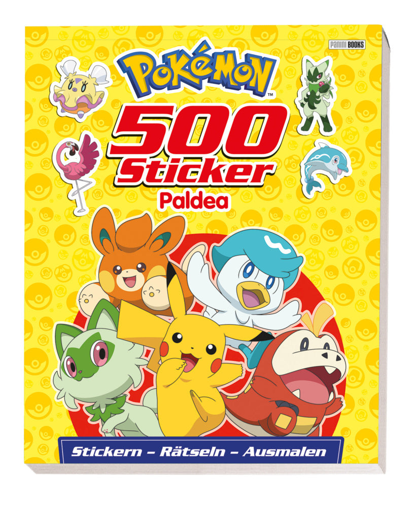 Pokémon: 500 Sticker Paldea - Stickern - Rätseln - Ausmalen (Panini)