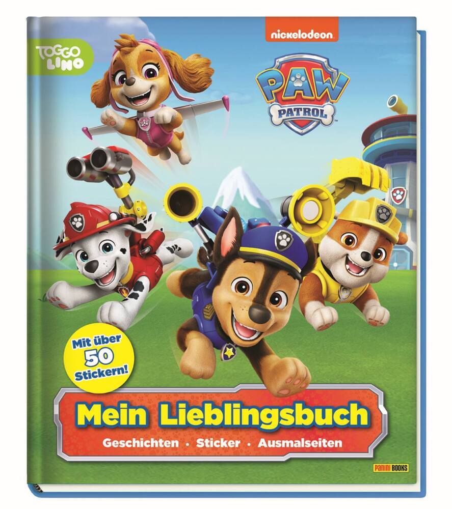 PAW Patrol: Mein Lieblingsbuch - Geschichten - Sticker - Ausmalseiten (Panini)