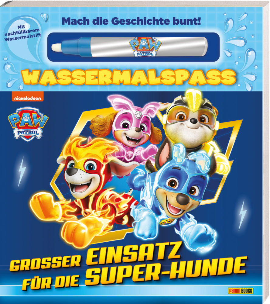 PAW Patrol: Großer Einsatz für die Super-Hunde - Wassermalspaß (Panini)