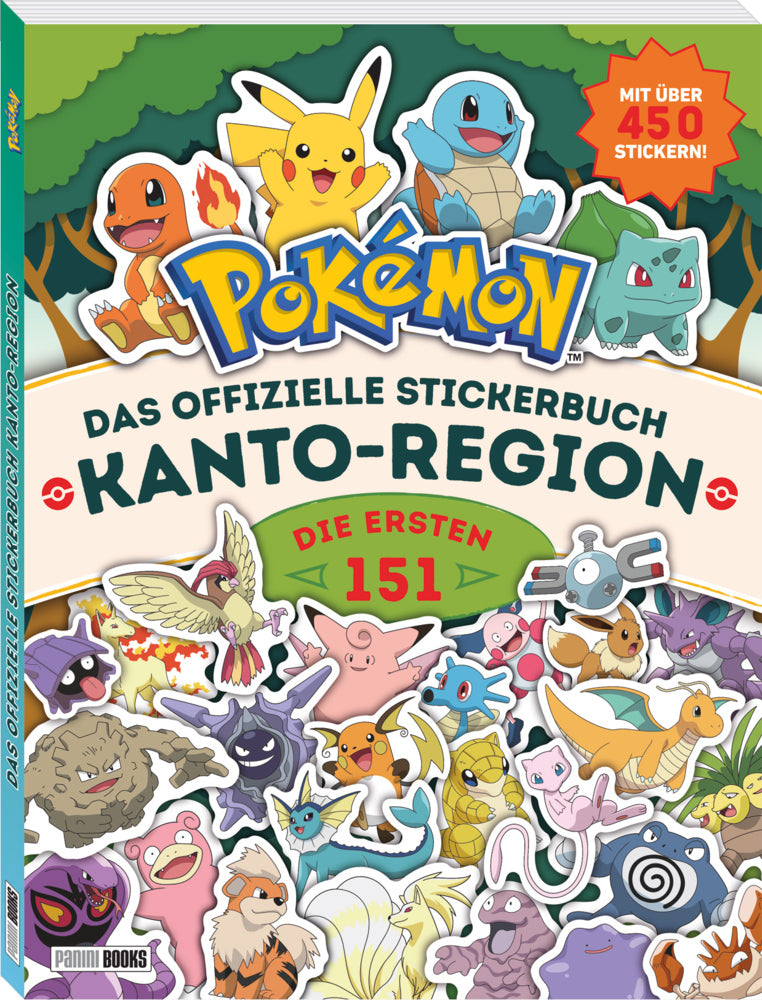 Pokémon: Das offizielle Stickerbuch Kanto-Region - Die ersten 151 (Panini)