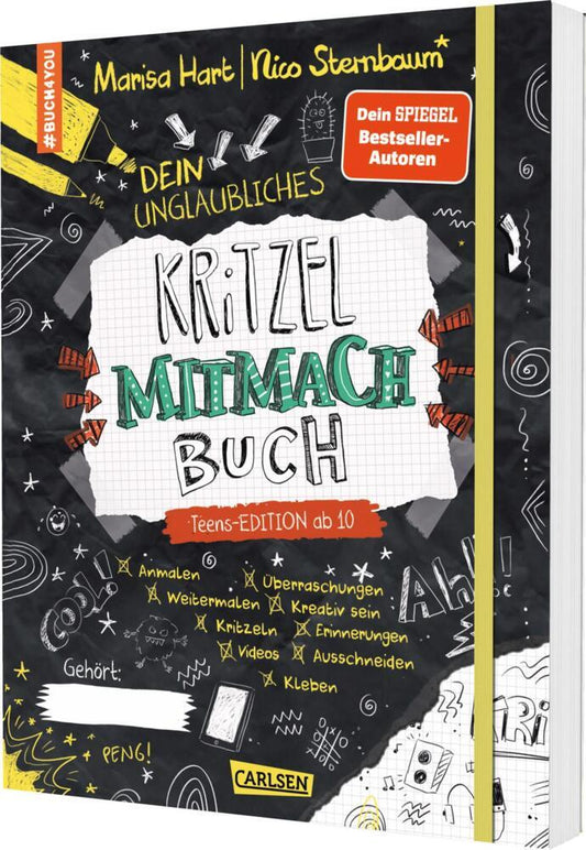 #buch4you: Dein unglaubliches Kritzel-Mitmach-Buch (Marisa Hart)