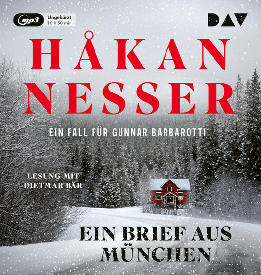 Ein Brief aus München. Ein Fall für Gunnar Barbarotti, 1 Audio-CD, 1 MP3 (Håkan Nesser)