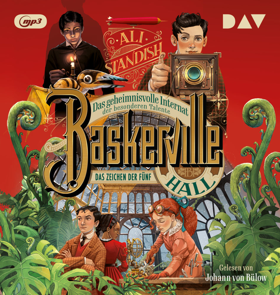 Baskerville Hall - Das geheimnisvolle Internat der besonderen Talente. Teil 2: Das Zeichen der Fünf, 1 Audio-CD, 1 MP3 (Ali Standish)