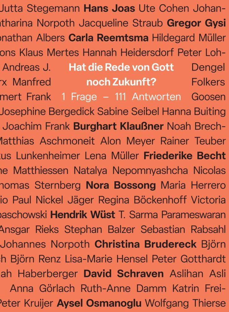 Hat die Rede von Gott noch Zukunft? (Michael Jochim)