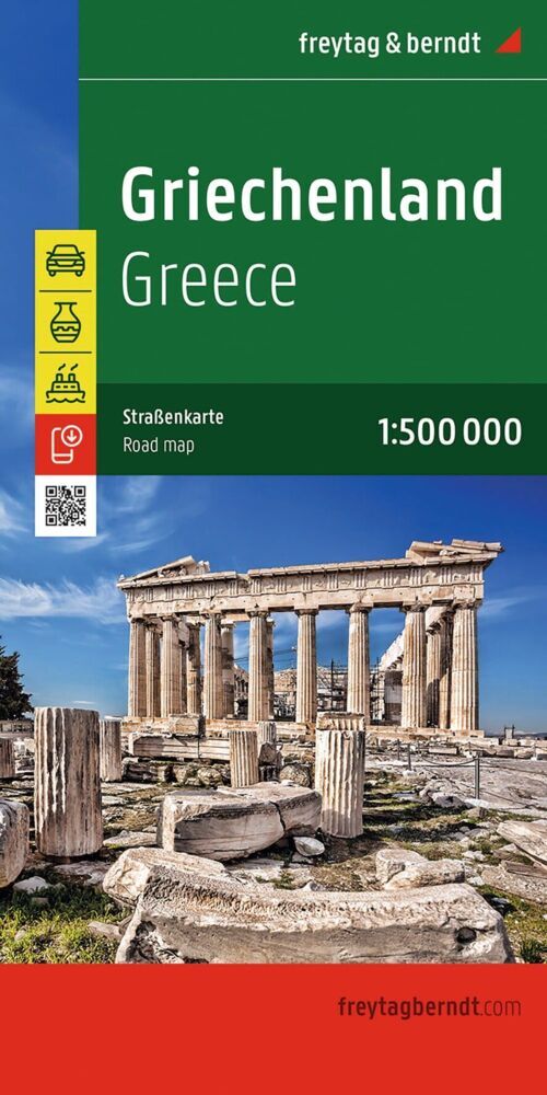 freytag & berndt Straßenkarte Griechenland 1:500.000