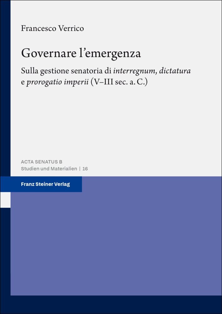 Governare l'emergenza (Francesco Verrico)