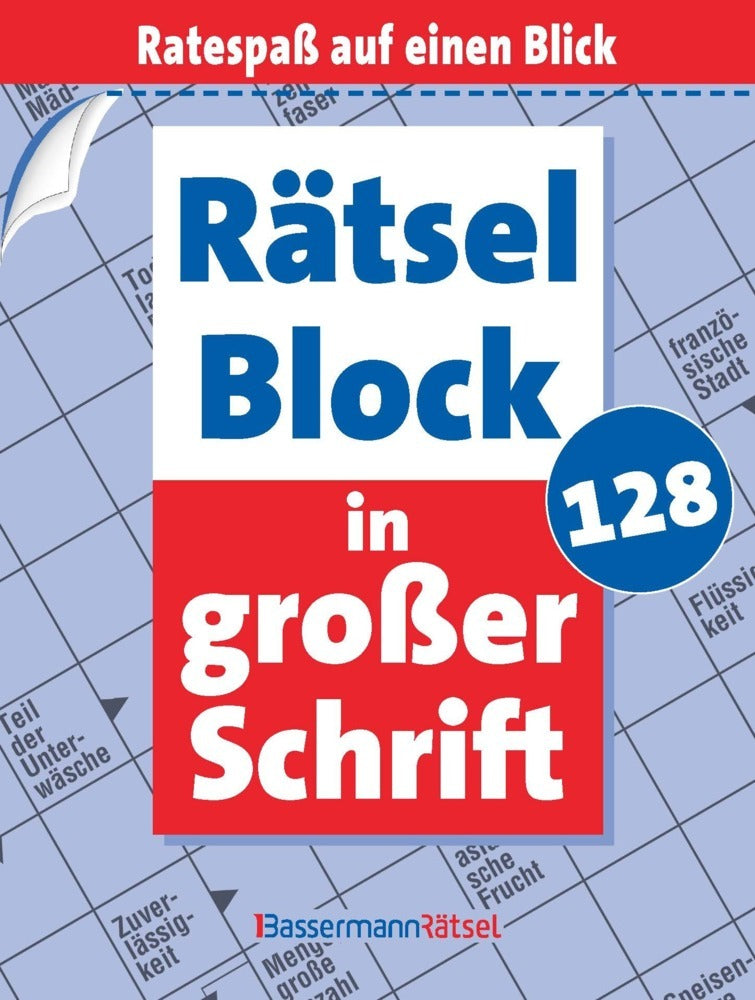 Rätselblock in großer Schrift 128 (Eberhard Krüger)