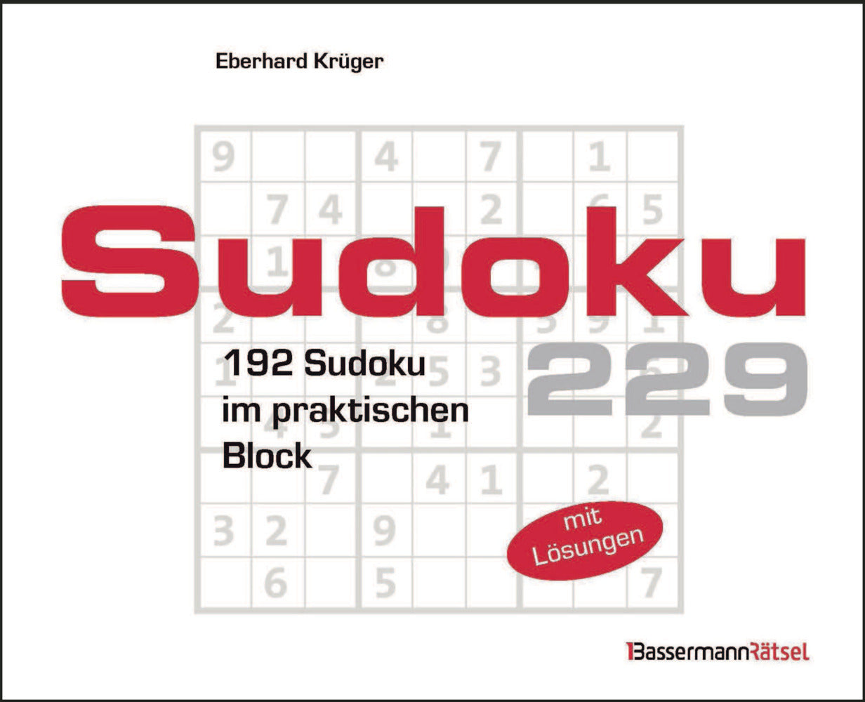 Sudokublock 229 (Eberhard Krüger)